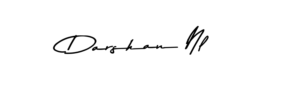 Also You can easily find your signature by using the search form. We will create Darshan Nl name handwritten signature images for you free of cost using Asem Kandis PERSONAL USE sign style. Darshan Nl signature style 9 images and pictures png